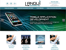 Tablet Screenshot of langui.com